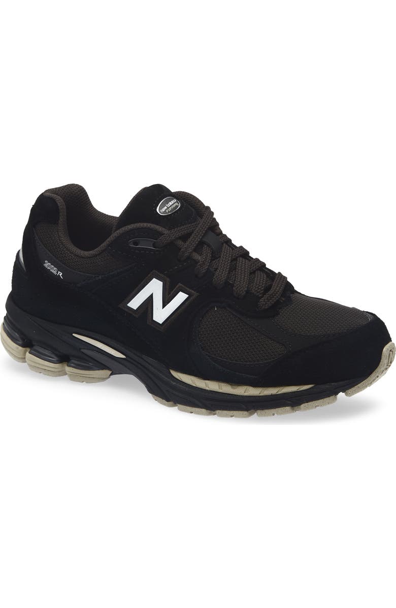 New Balance Gender Inclusive 2002R Sneaker, Main, color, Black/ Timberwolf