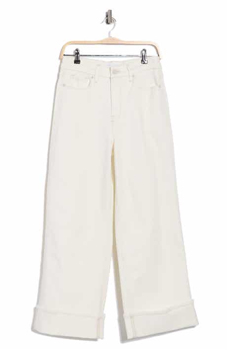 Good American Soft Tech Good Skate Crop Wide Leg Jeans