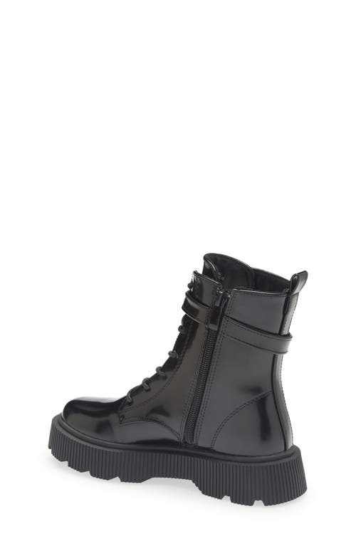 Olivia Miller Kids' Little Dipper Combat Boot In Black