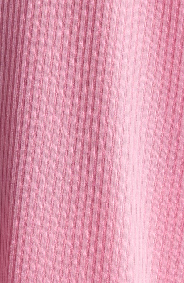 Dressed in Lala Lex Rib Oversize T-Shirt & High Waist Crop Pants, Alternate, color, Pinky Rose