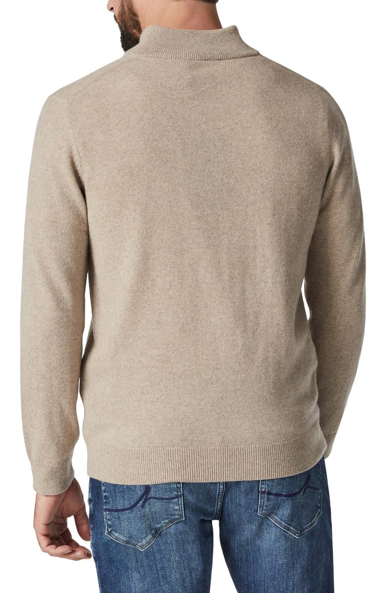 34 Heritage Quarter Zip Cashmere Blend Sweater, Alternate, color, 
