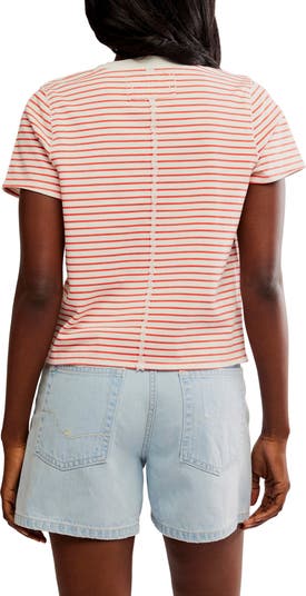 Everyday Stripe Cotton T-Shirt