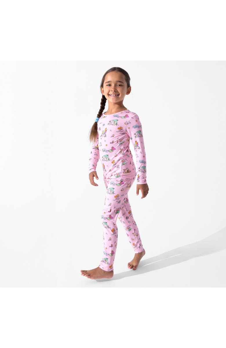 Bellabu Bear Kids' Mermaid Lagoon Set of 2 Piece Pajamas, Alternate, color, Mermaid Lagoon