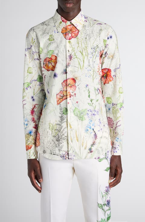 Floral Shop Button-Up Shirt