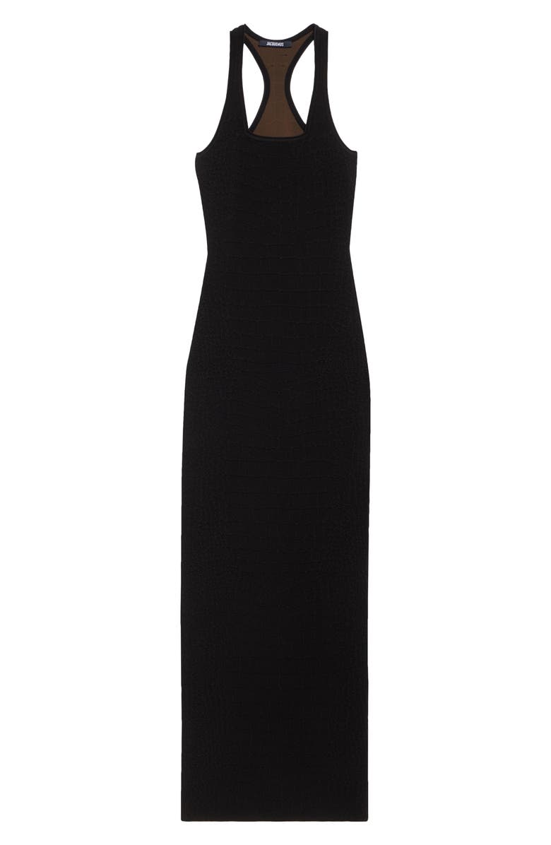 Jacquemus La Robe Scala Racerback Body-Con Tank Dress, Alternate, color, 