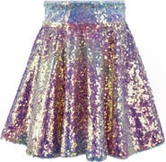 Lola + The Boys Sequin Ombre Party Skirt