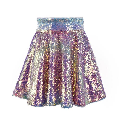 Lola + The Boys Kids'  Sequin Ombre Party Skirt