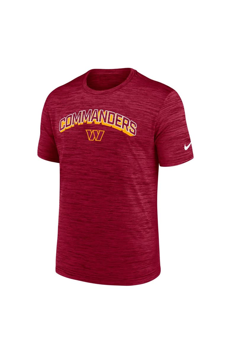 Nike Men's Nike Burgundy Washington Commanders Velocity Performance T-Shirt, Alternate, color, Burgundy