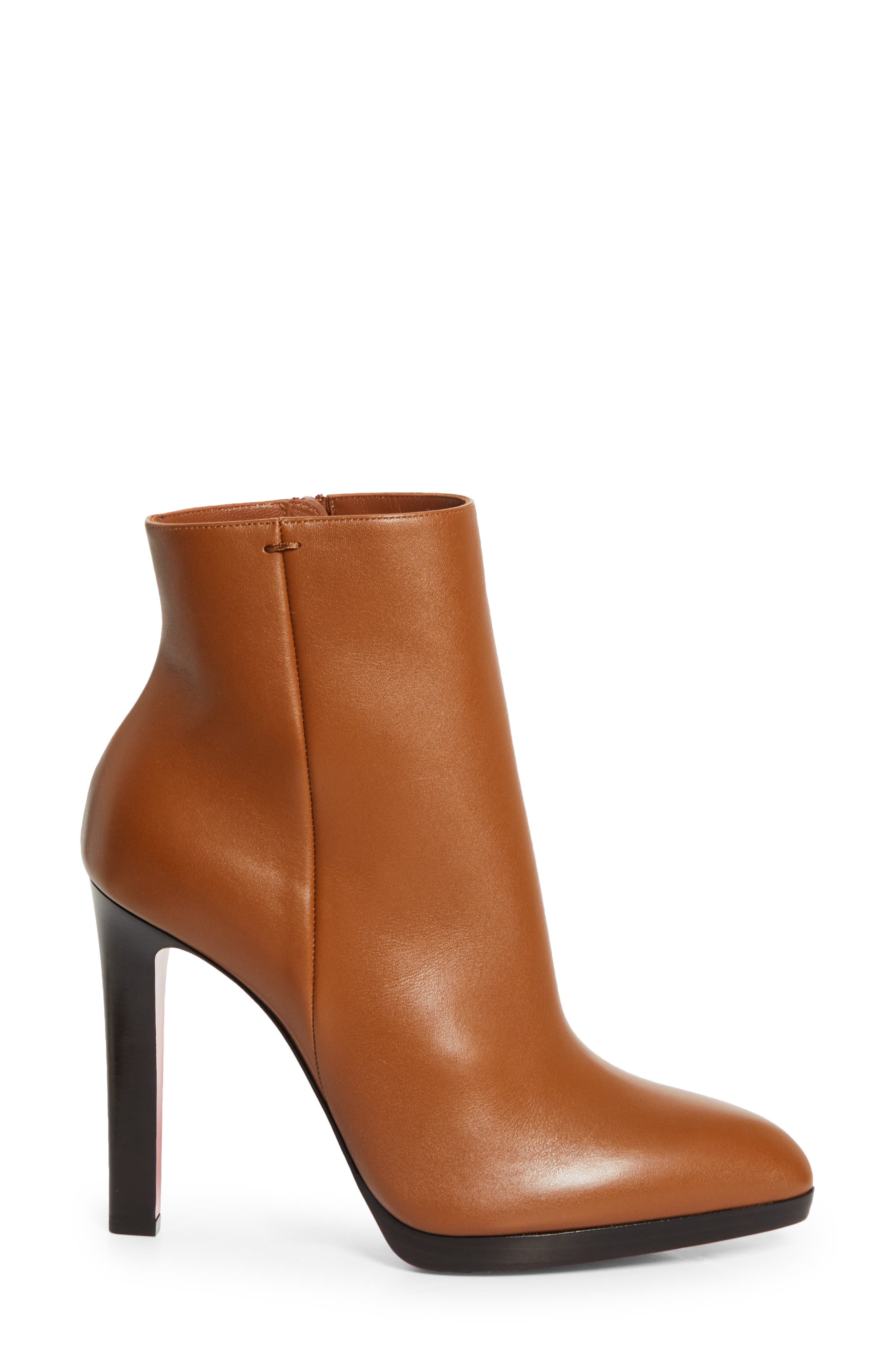 Fannylove Bootie, Alternate, color, CUOIO/ DARK BROWN