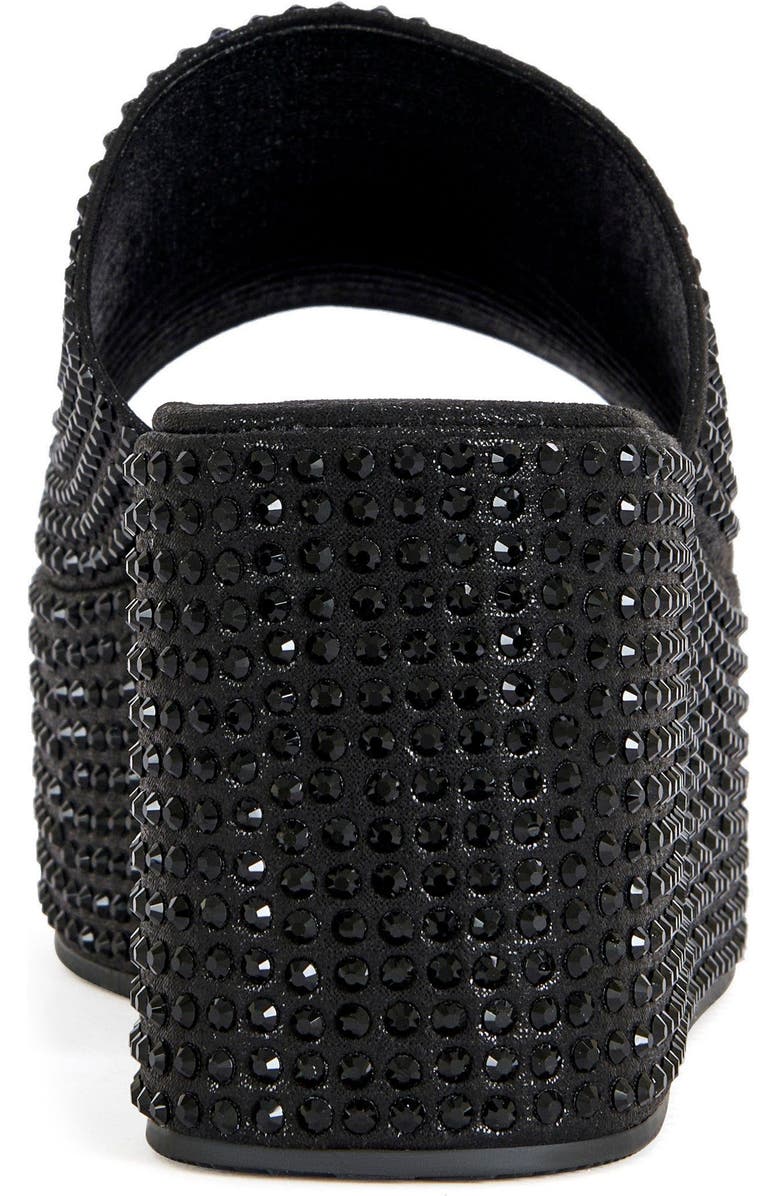 AZALEA WANG Arachna Wedge Sandal, Alternate, color, Black