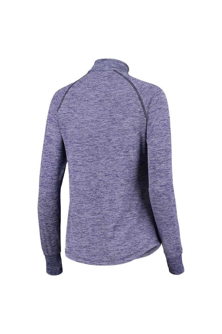 Women's Colosseum Purple Northwestern Wildcats Bikram Lightweight Fitted Quarter-Zip Long Sleeve Top, Alternate, color, Purple