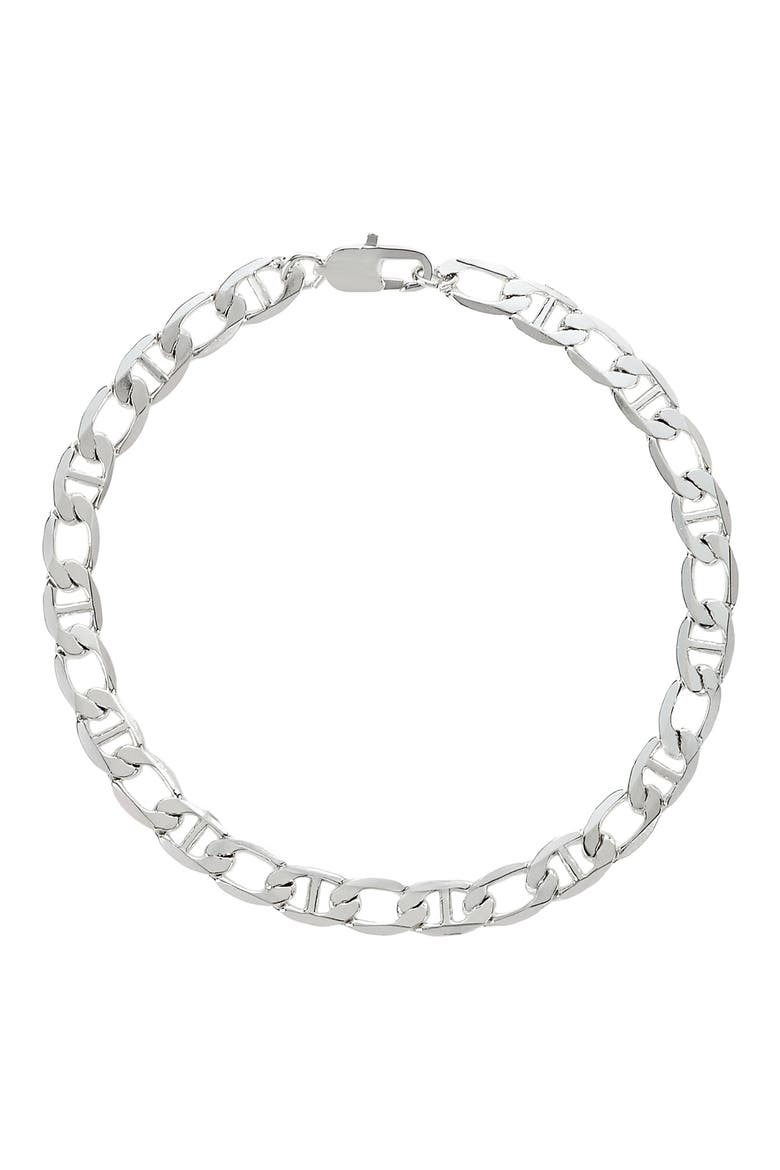 Men's Mariner Figaro Necklace & Bracelet Set, Alternate, color, SILVER