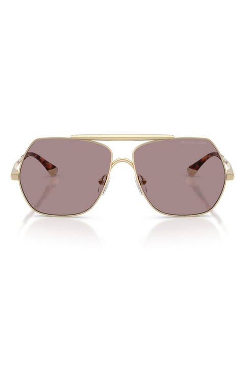 Denver 58mm Pilot Sunglasses