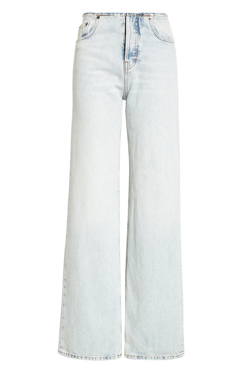 Haikure Korea Wide Flare Leg Jeans, Alternate, color,