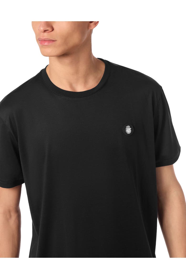 T-Shirt Round Neck Ss Men, Alternate, color, black