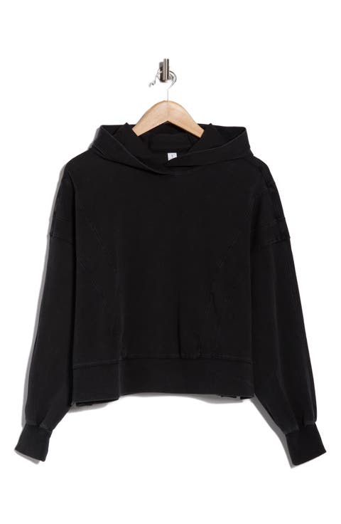 Flow Crop Hooded Sweatshirt