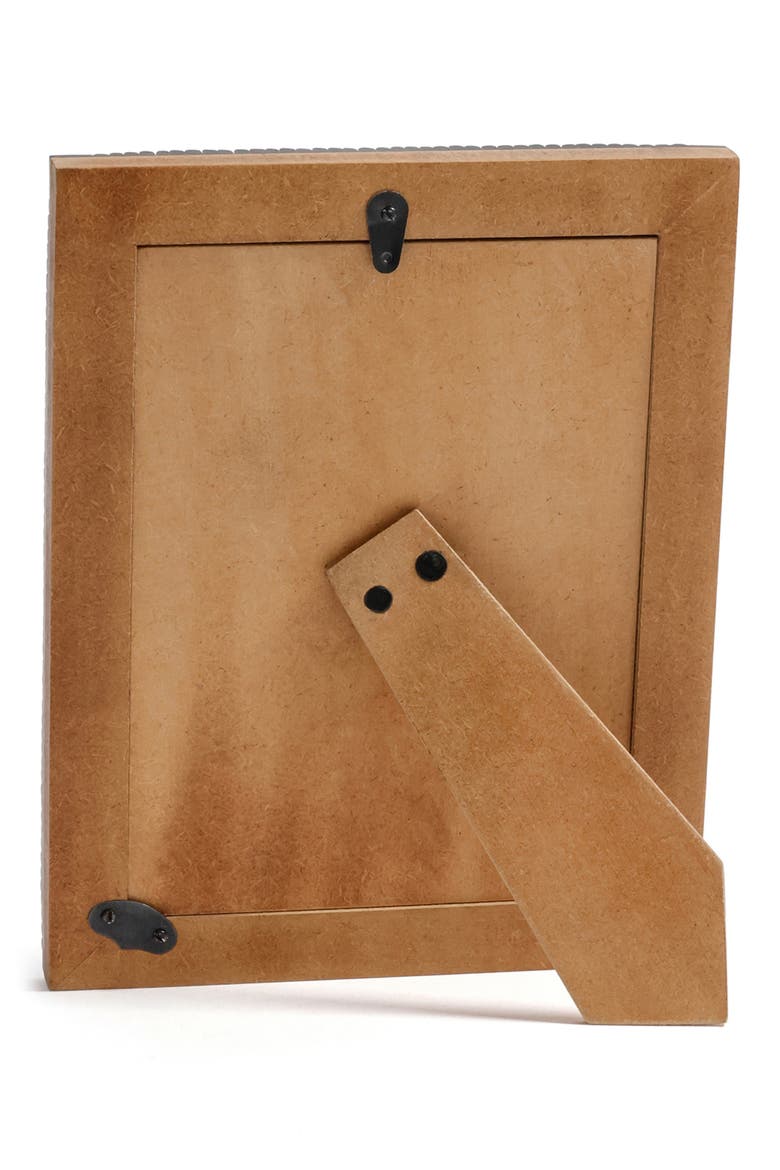 Nubia Ribbed 6.5 x 8.5 Photo Frame, Alternate, color, BLACK