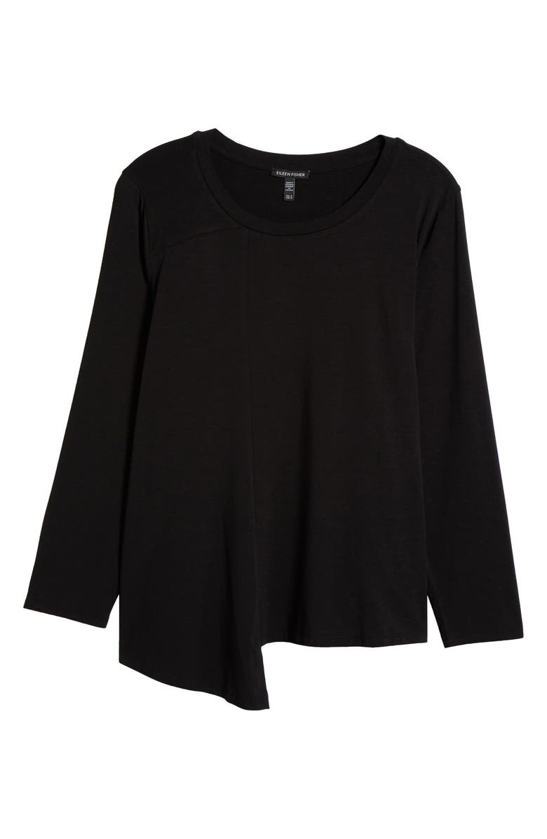 Eileen Fisher Asymmetric Knit Top, Alternate, color, 
