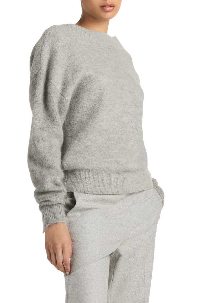 St. John Collection Brushed Wool & Mohair Blend Sweater, Alternate, color, 