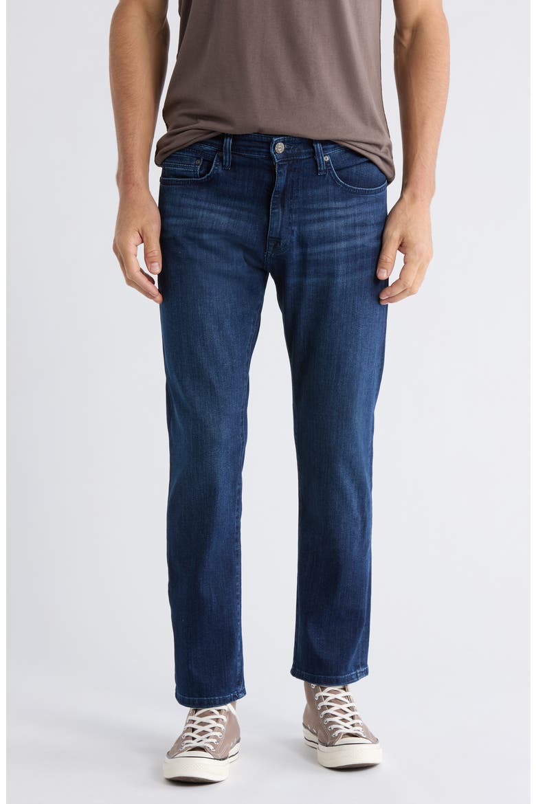 Zach Straight Leg Jeans, Main, color, DARK BRUSHED AUSTIN
