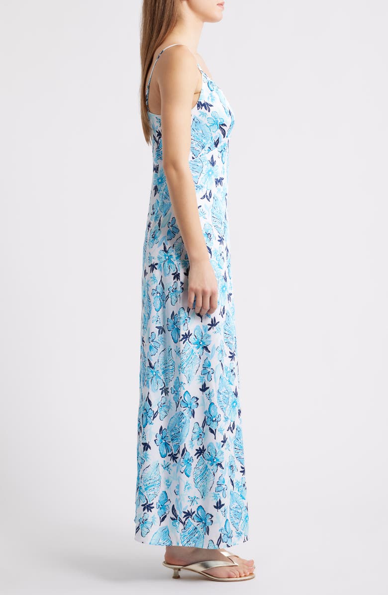 Lilly Pulitzer<sup>®</sup> Ramsey Floral Seashell Print Maxi Dress, Alternate, color, 