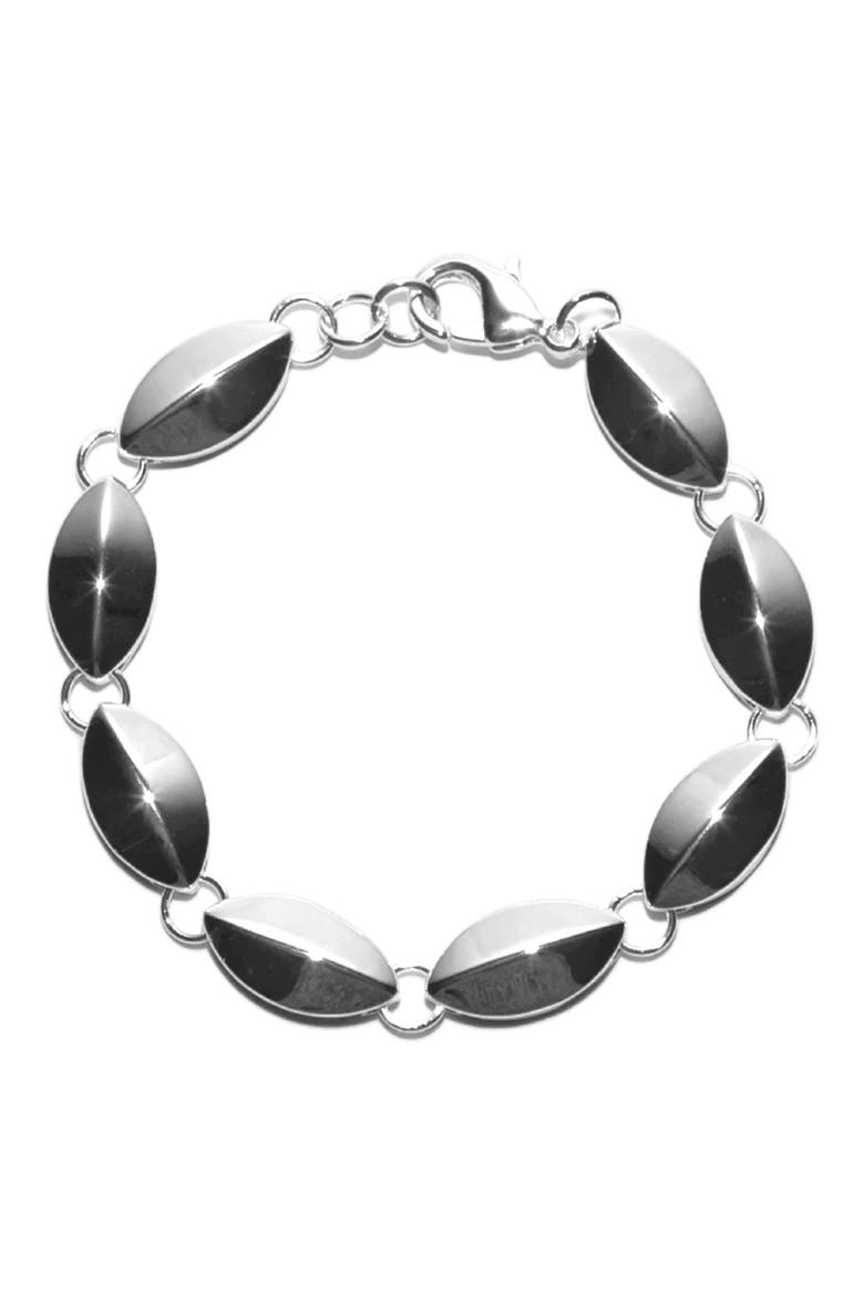 Marquee Chain Bracelet, Main, color, SILVER