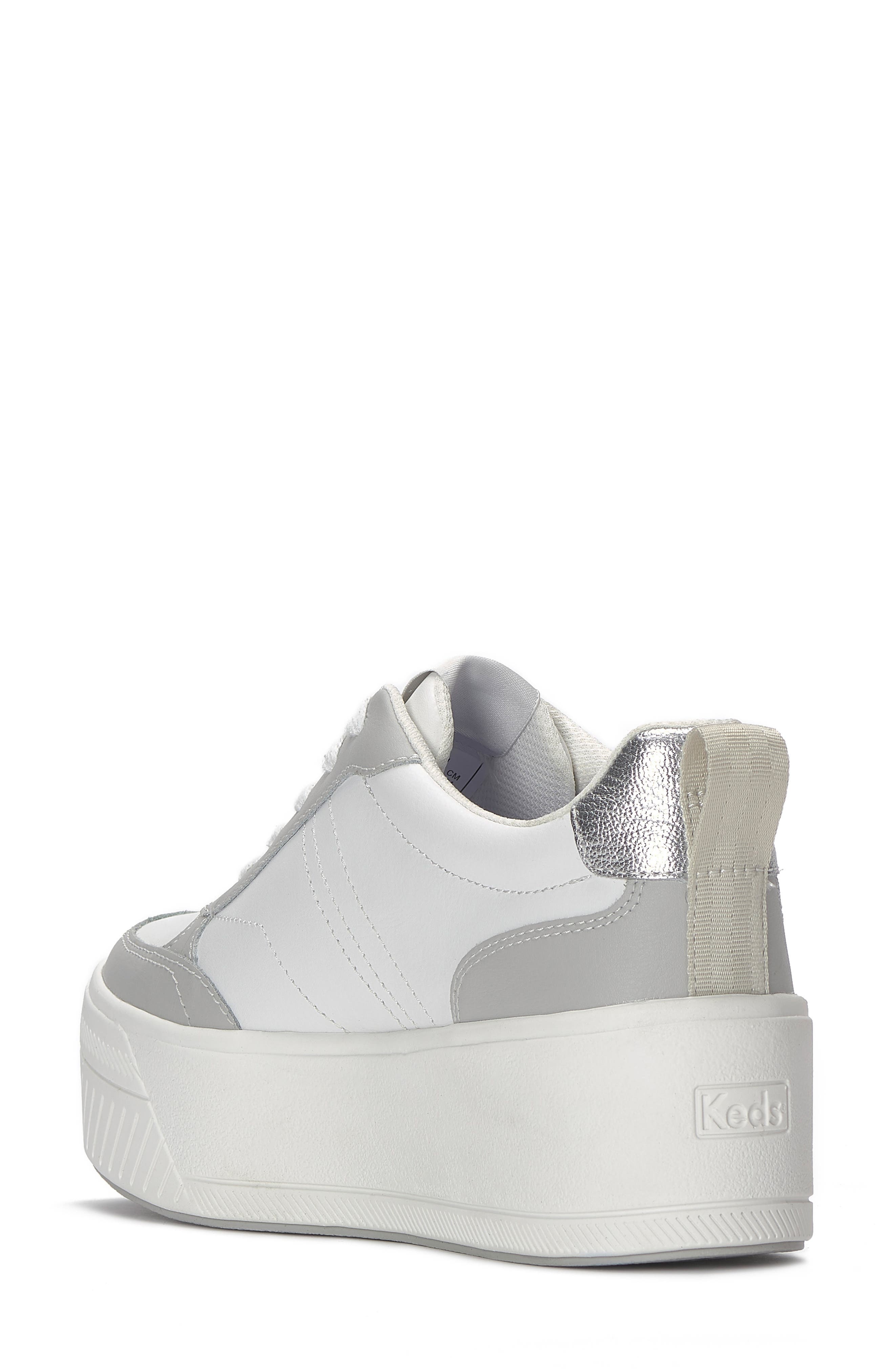 Sky II Platform Sneaker, Alternate, color, KEDS WHITE/ LIGHT