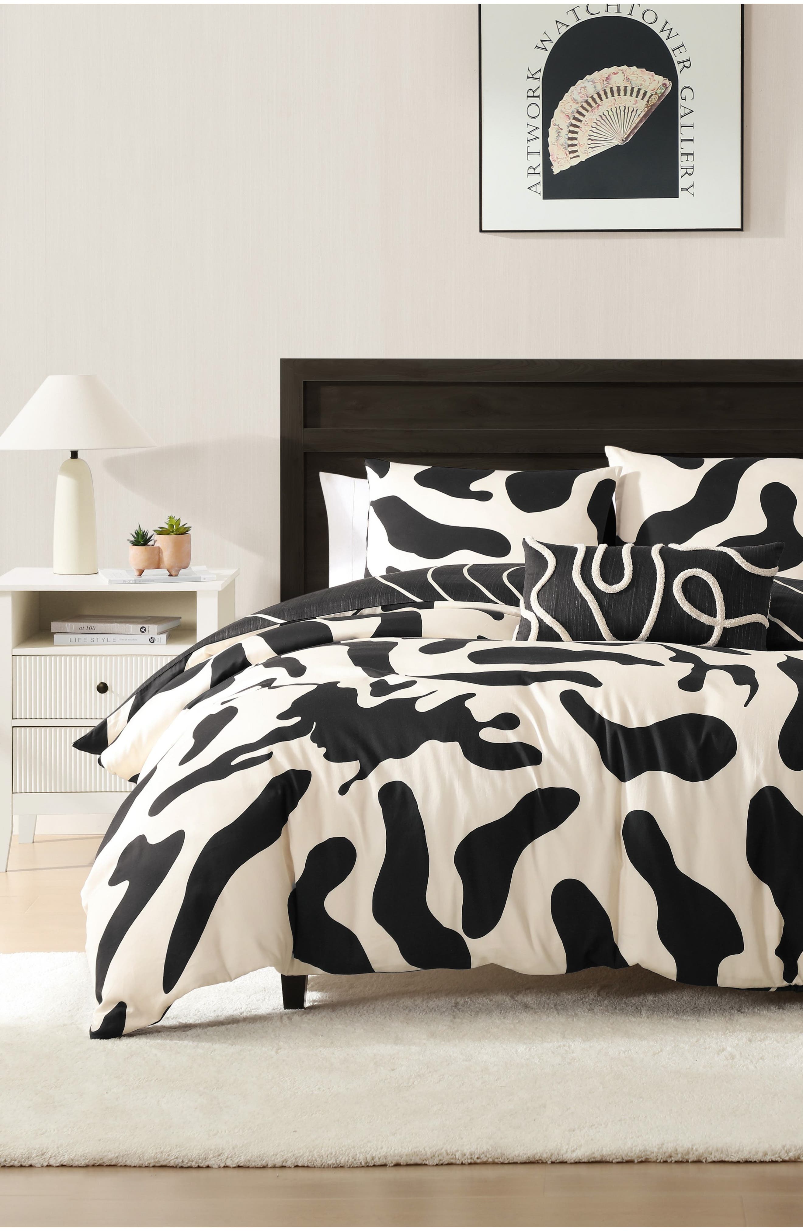 Bebejan Clay Trees Reversible 5-Piece Comforter Set