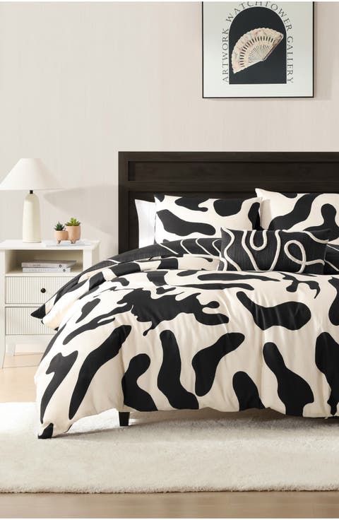 Clay Trees Reversible 5-Piece Comforter Set