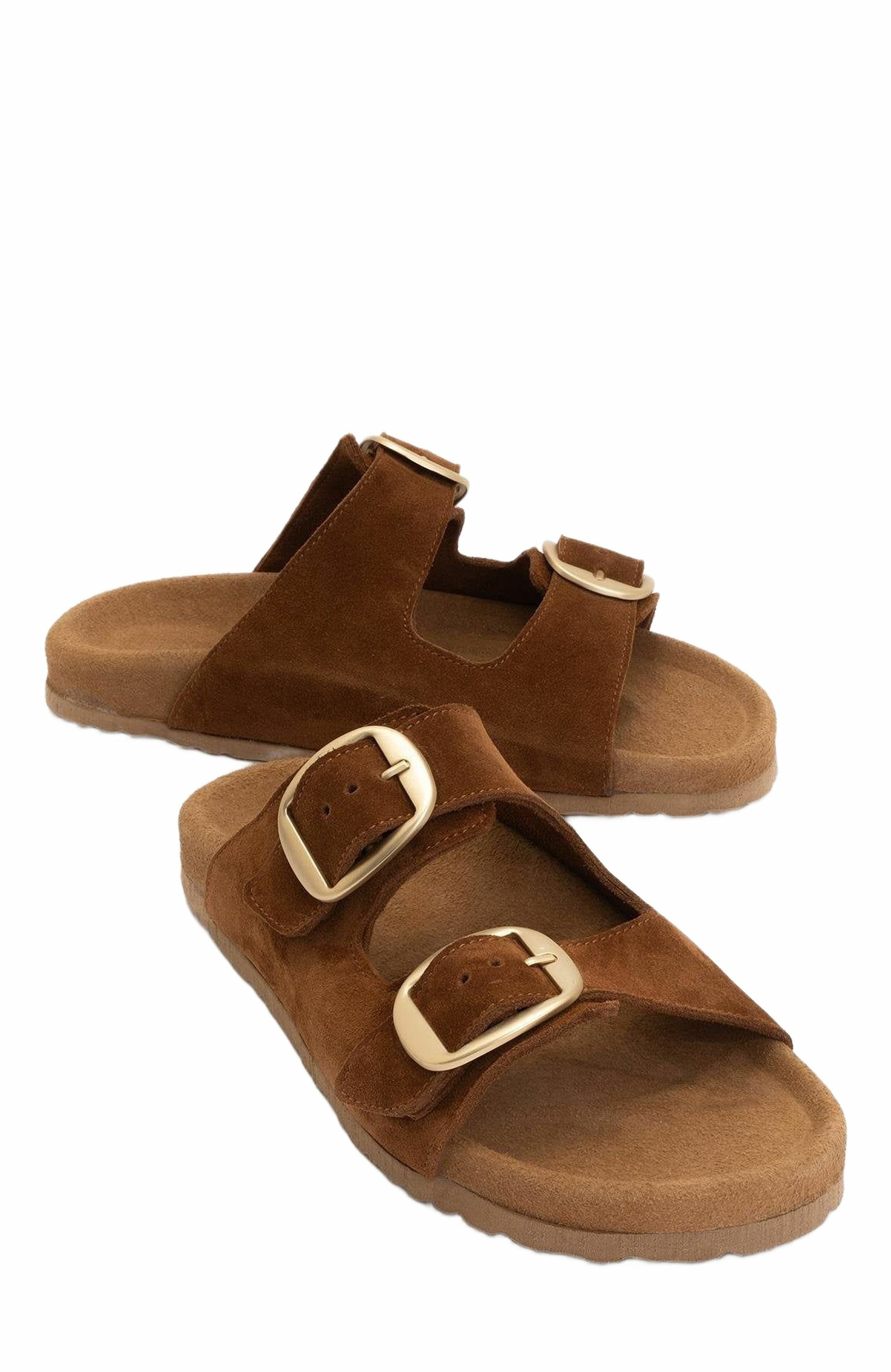  Cognac Suede Leather