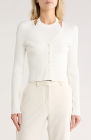 Derek Lam 10 Crosby Lonnie Layered Sweater