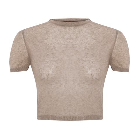 Short Sleeve Knit Top