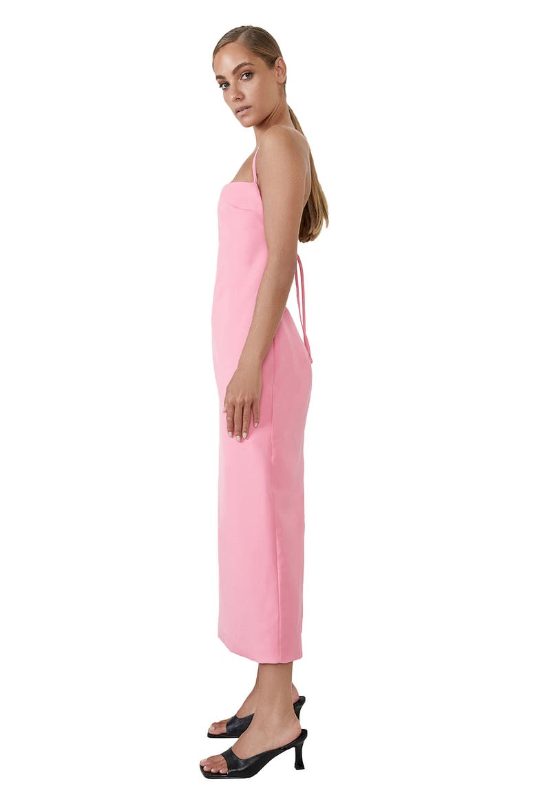Jillian Square Neck Dress, Alternate, color, PINK SORBET