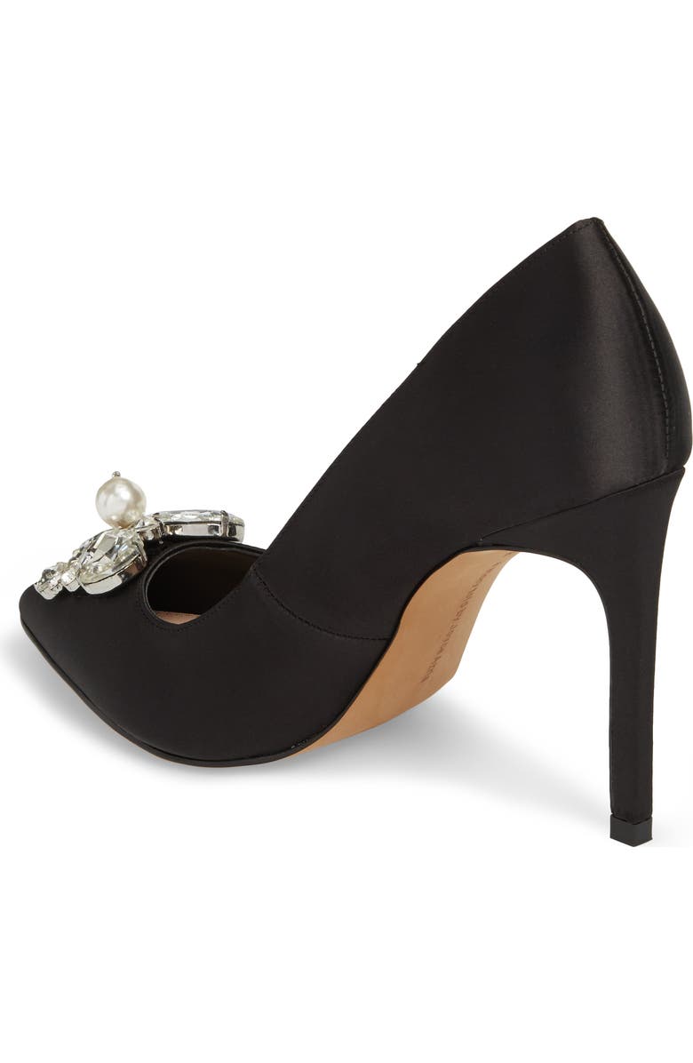 Avec Les Filles Chiara Embellished Pointy Toe Pump, Alternate, color,
