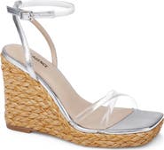 L'AGENCE Malone Espadrille Ankle Strap Platform Wedge Sandal