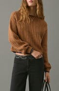 MANGO TEEN Chunky Crop Sweater