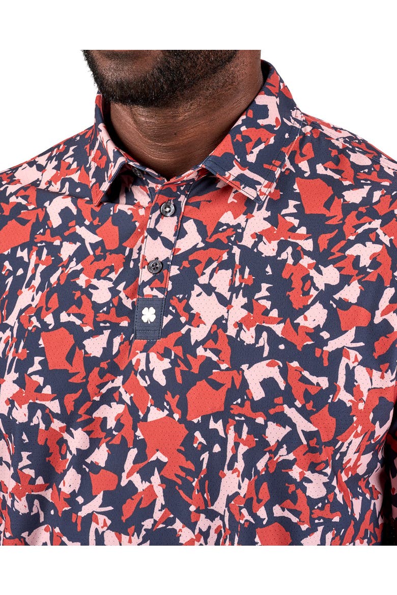 Camo Mix Polo, Alternate, color, Brandy