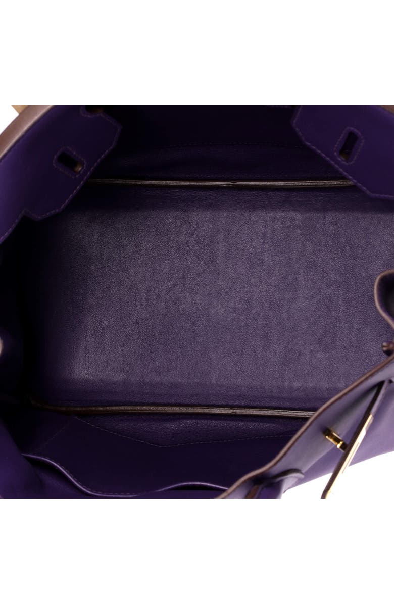 Pre-Owned Hermes Birkin Handbag Purple Swift with Gold Hardware 30, Alternate, color, Ultraviolet
