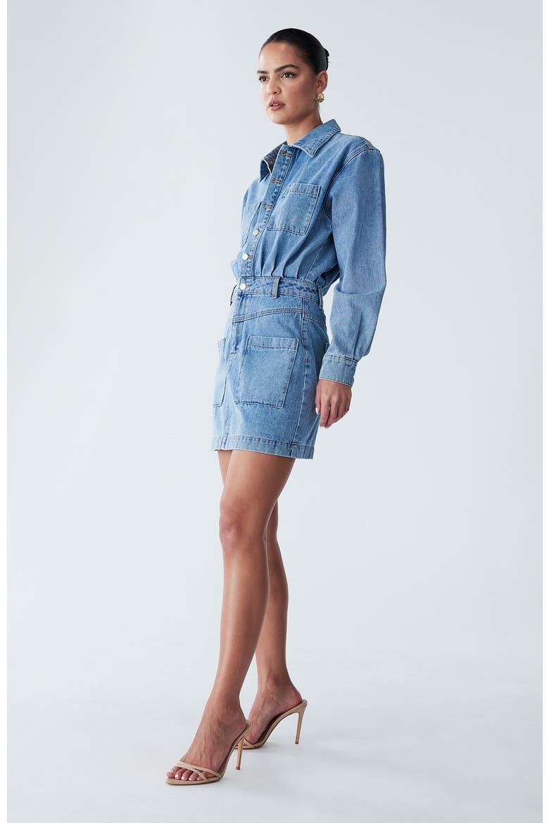 Cannes Dress, Alternate, color, Light Blue Wash