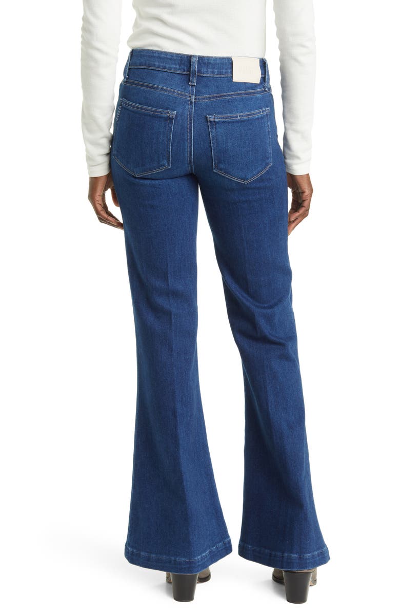 PAIGE Genevieve High Waist Flare Jeans, Alternate, color, 