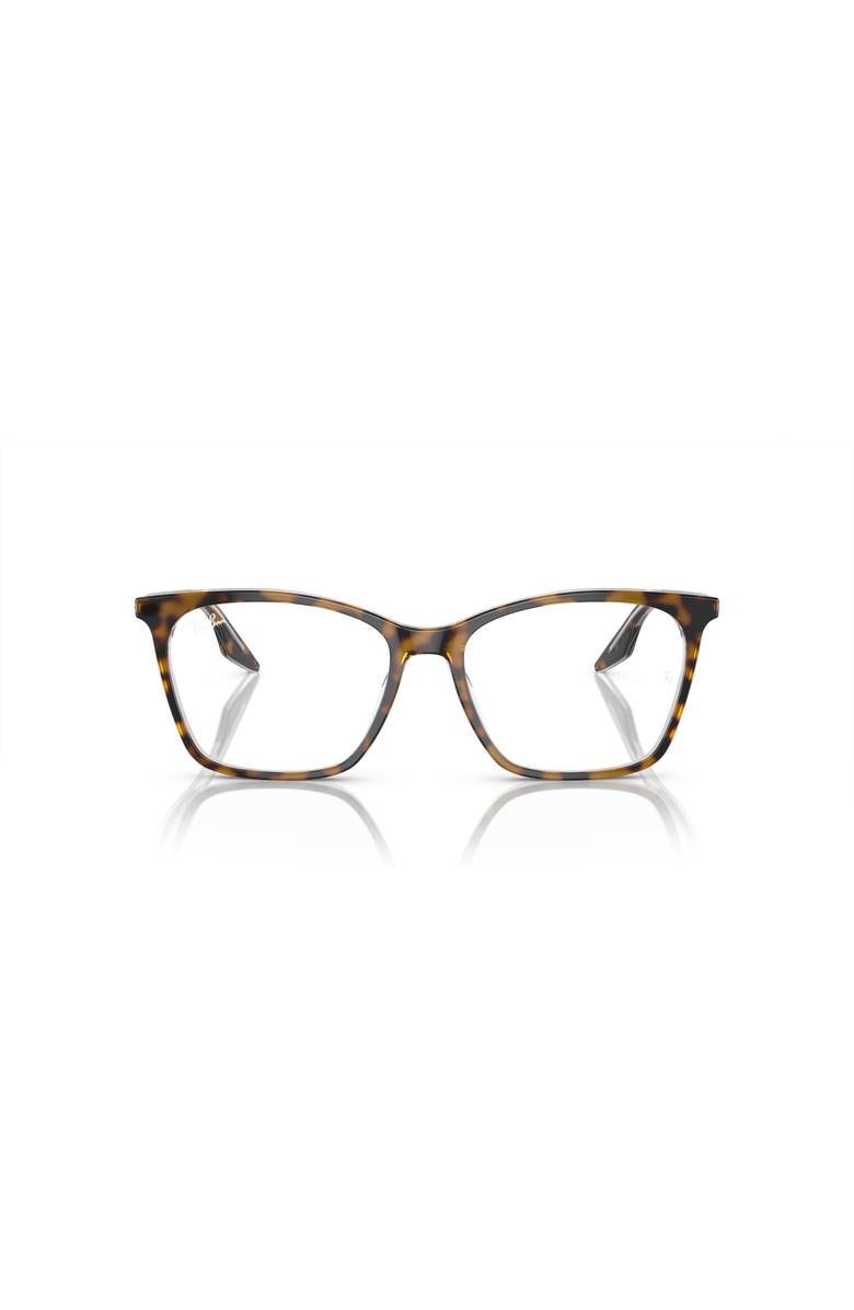 Ray-Ban 54mm Cat Eye optical glasses, Alternate, color, Brown