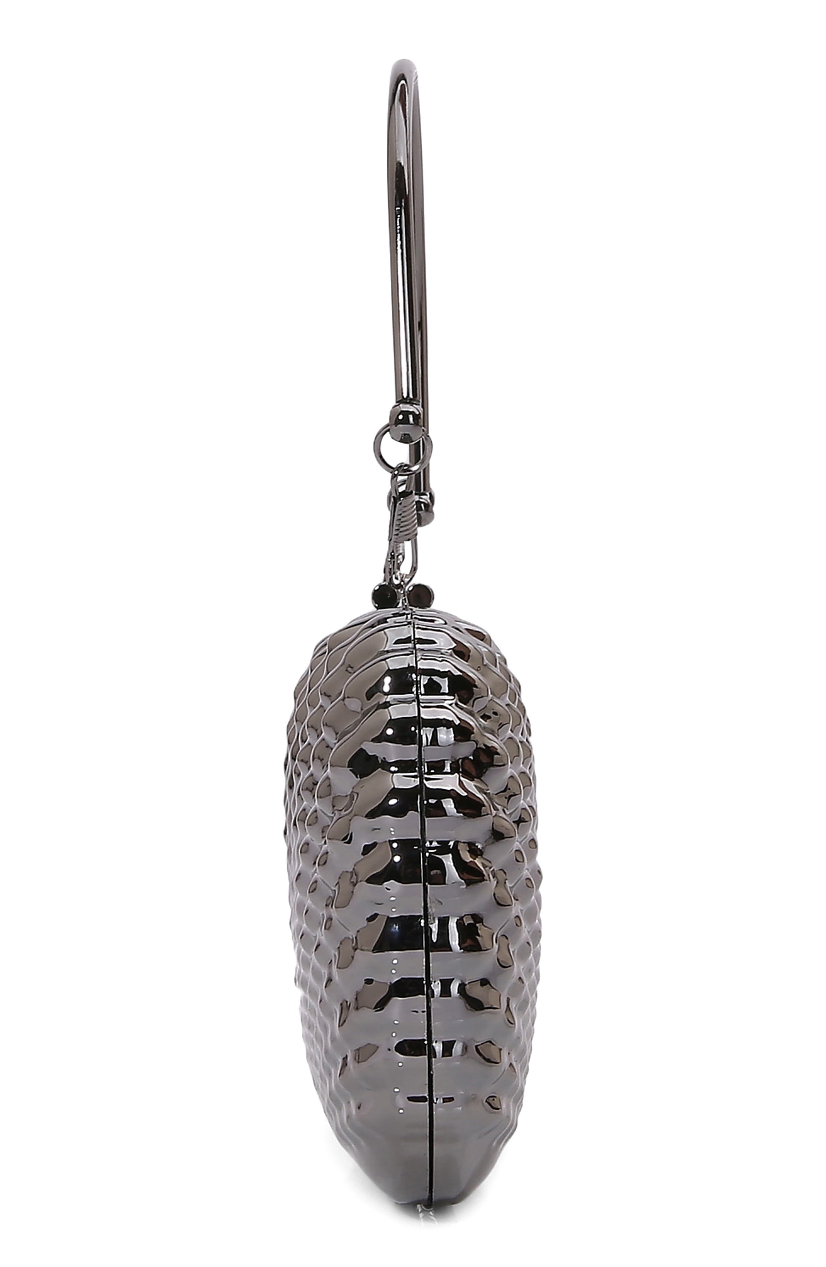 BERNESS Shell Clutch, Alternate, color, Black