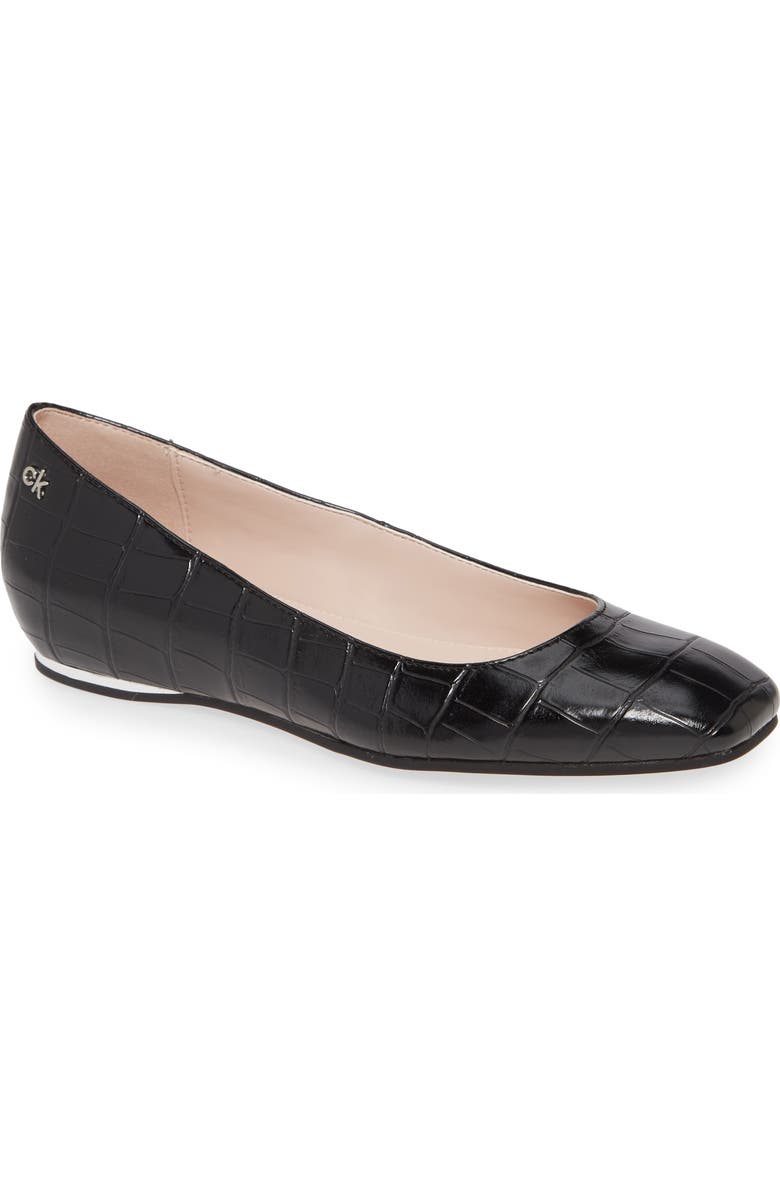 Calvin Klein Heidy Skimmer Flat, Main, color,