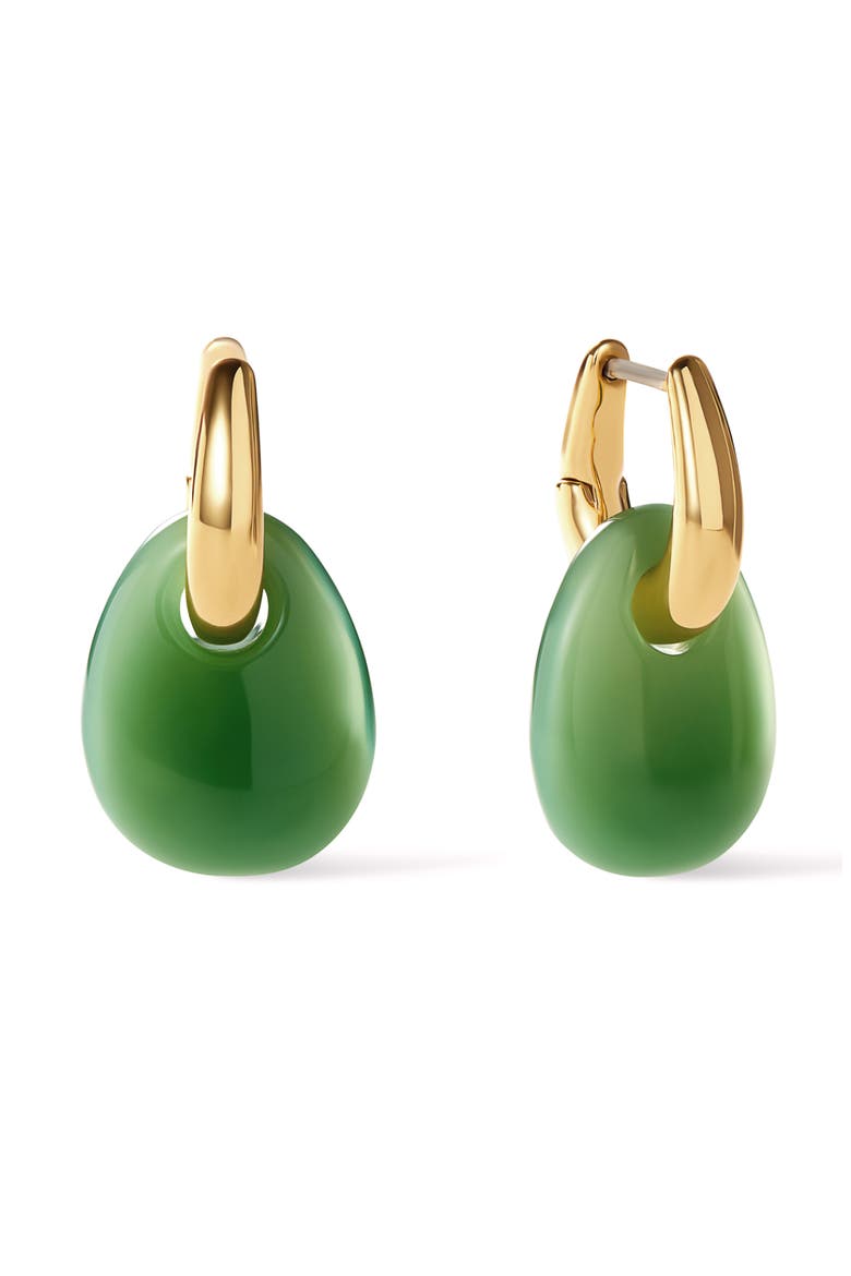 Gold Drop Earrings - Kayla, Main, color, Gold
