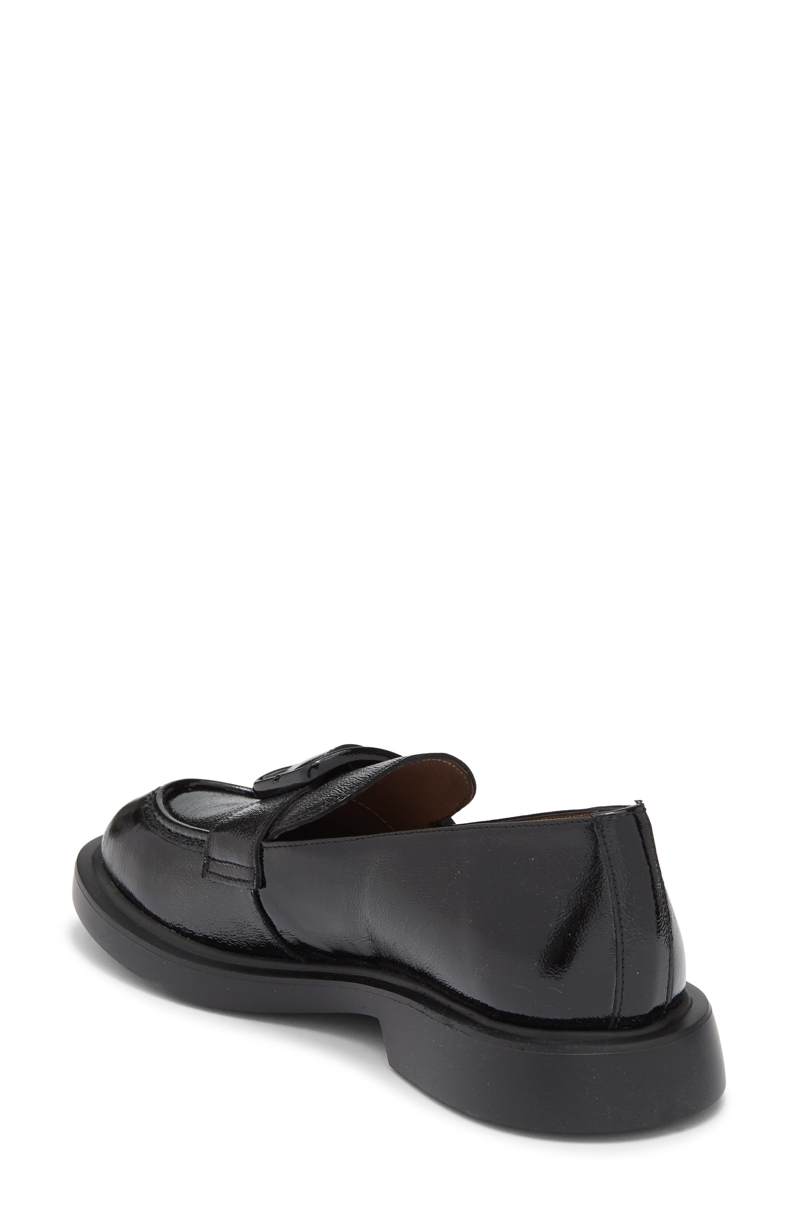 Patent Leather Loafer, Alternate, color, LACK NEGRO