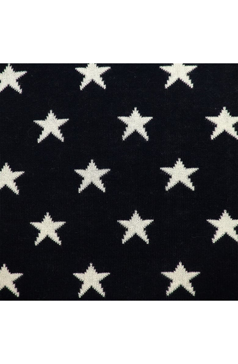 PARKLAND COLLECTION God Bless America Transitional Navy Blue Throw Pillow, Alternate, color, Navy Blue