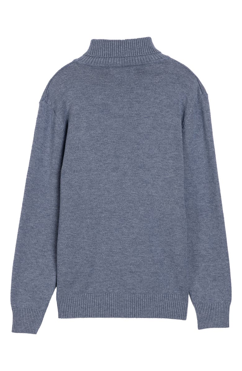 XRAY Basic Turtleneck Sweater, Alternate, color, Heather Slate
