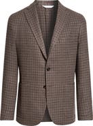Boglioli K Houndstooth Plaid Wool & Cashmere Double Cloth Sport Coat