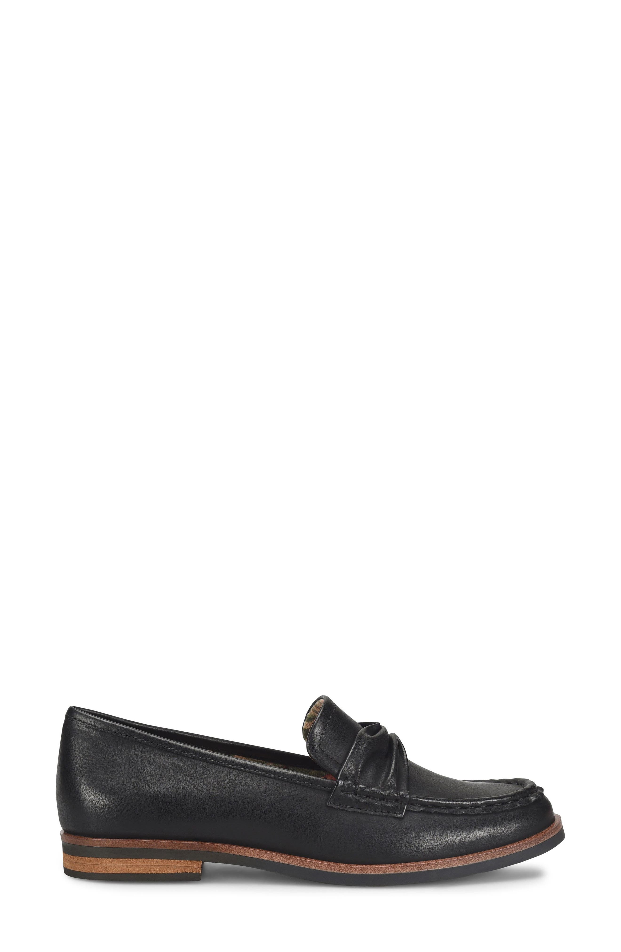 B O C BY BØRN Bowie Ruched Strap Flat, Alternate, color, Black