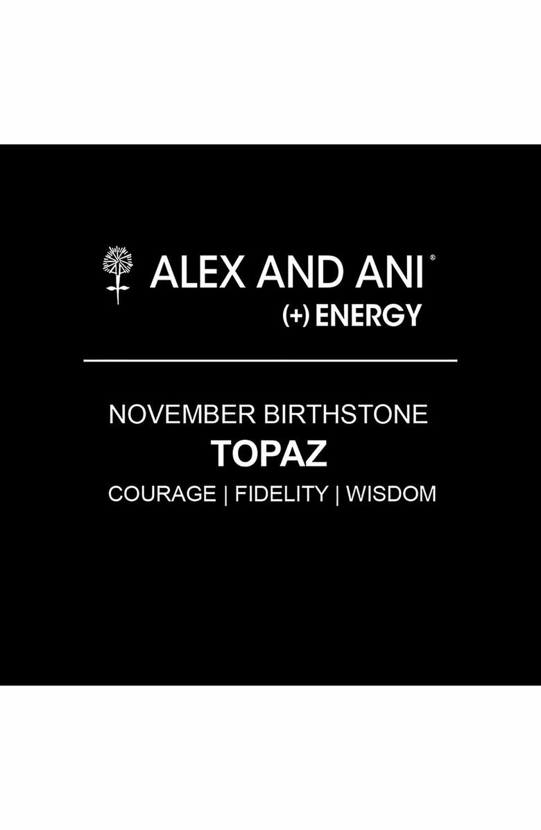 Alex and Ani Birthstone Expandable Wire Bangle, Alternate, color,